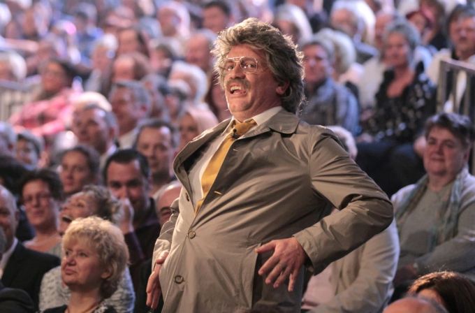 Unvergessen: Kerkelings Paraderolle als Horst Schlämmer. horst schlämmer
