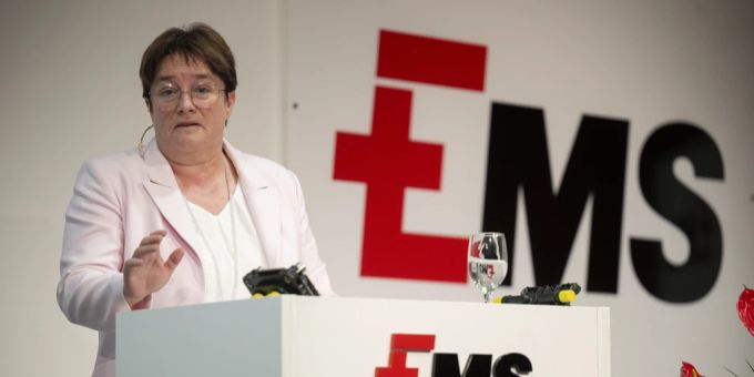 Ems-Chemie-Chefin Magdalena Martullo-Blocher. Ems-Chemie