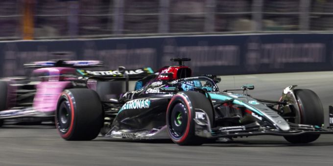 George Russell ist im Qualifying von Las Vegas der Schnellste. Formel 1