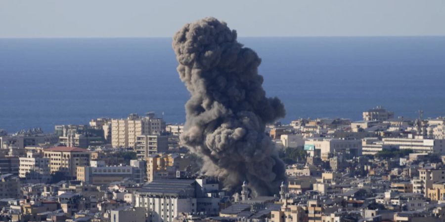 Luftangriffe auf Beirut