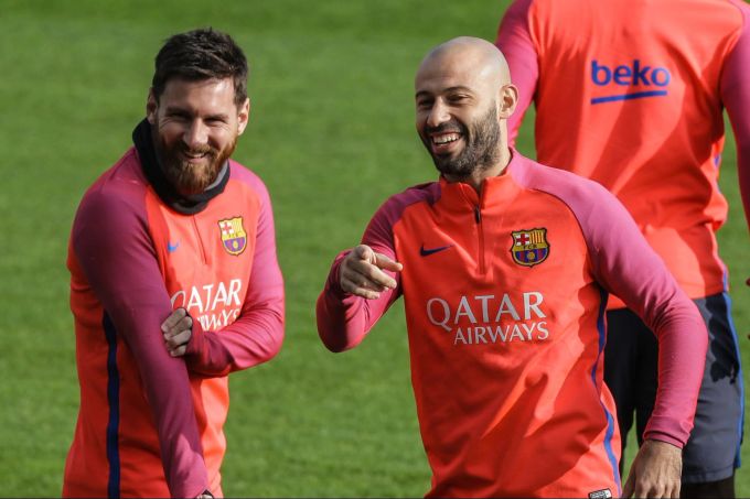 Javier Mascherano wird neuer Trainer von Lionel Messi bei Inter Miami. Lionel Messi Javier Mascherano