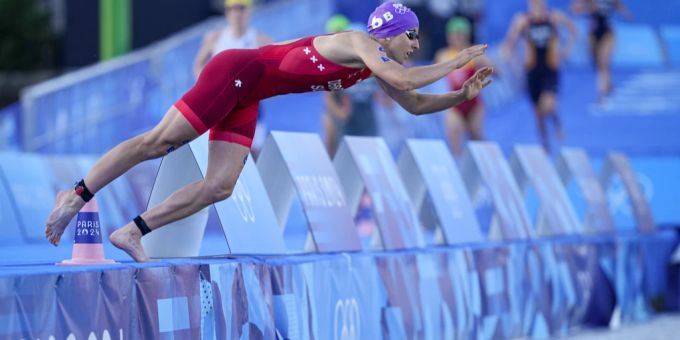 Julie Derron gewann bereits Silber bei den Olympischen Spielen in Paris. (Archivbild) Julie Derron