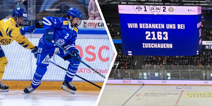 Rekordkulisse - Über 2000 Fans bei Spiel der EVZ-Frauen in Zug