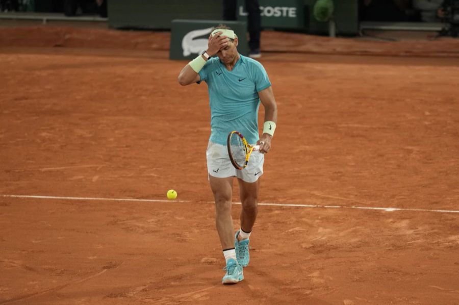 2024 scheitert Nadal an den French Open in der ersten Runde am späteren Finalisten Alexander Zverev.