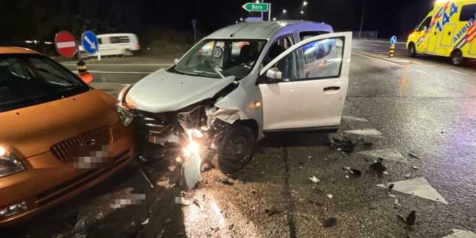 Kollision in Kriegstetten fordert zwei Verletzte. Kollision in Kriegstetten