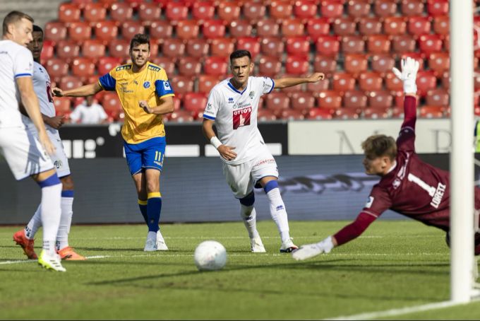 Die Abschlüsse von GC in der ersten Halbzeit führen nicht zum Erfolg. FC Luzern