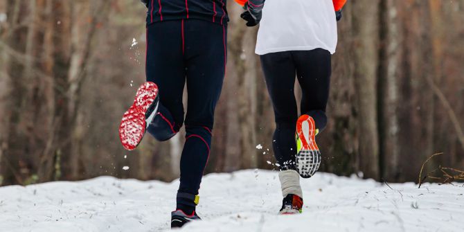 Winter, Laufen, Jogging