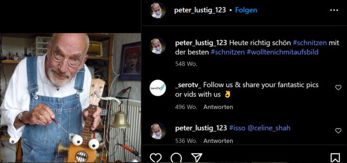 Der Youtuber berief sich bei der Bestellung des Bundesverdienstkreuzes auf den 2016 verstorbenen Moderator Peter Lustig. Peter Lustig Youtuber Bundesverdienstkreuz