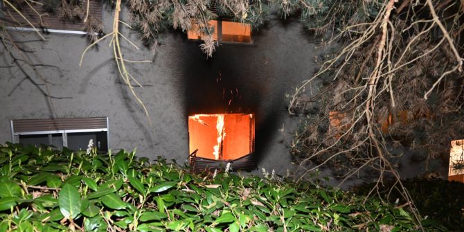 Brand in Wohnung