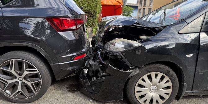 Unfallsituation Oberstrasse