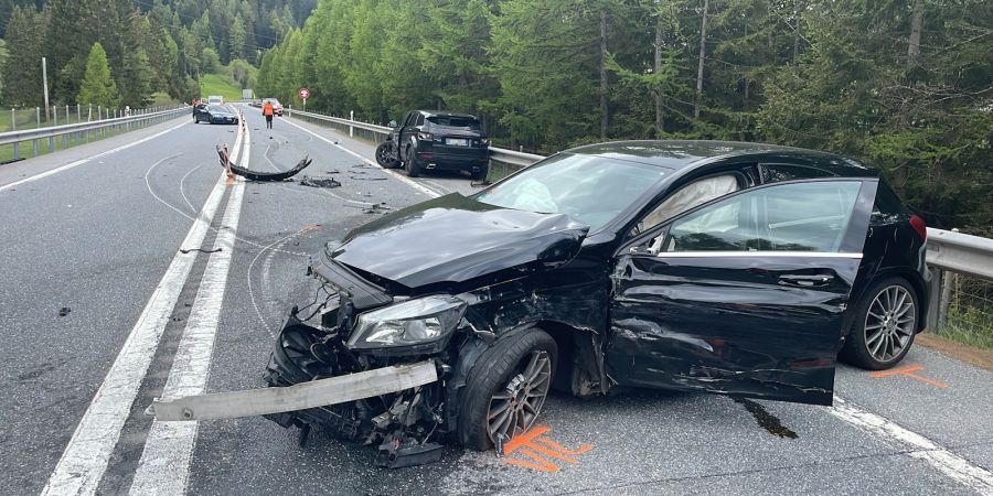 Kollision in Splügen