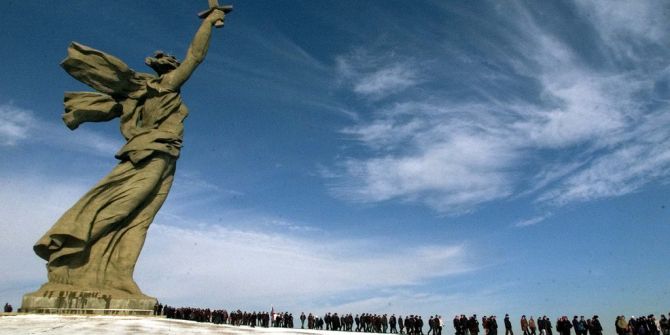 Mutter-Heimat-Statue Wolgograd