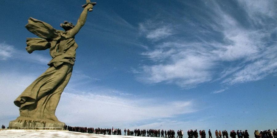 Mutter-Heimat-Statue Wolgograd