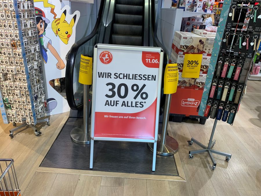 Das Obergeschoss war wegen eines Wasserschadens nicht zugänglich.