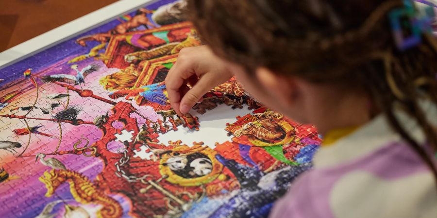 Oder doch lieber ein Puzzle? Auch für die kleinsten Besucherinnen und Besucher gibt es viel zu entdecken.
