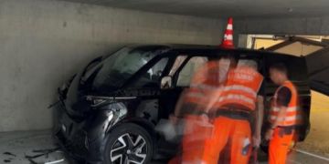 Selbstunfall in Tiefgarage