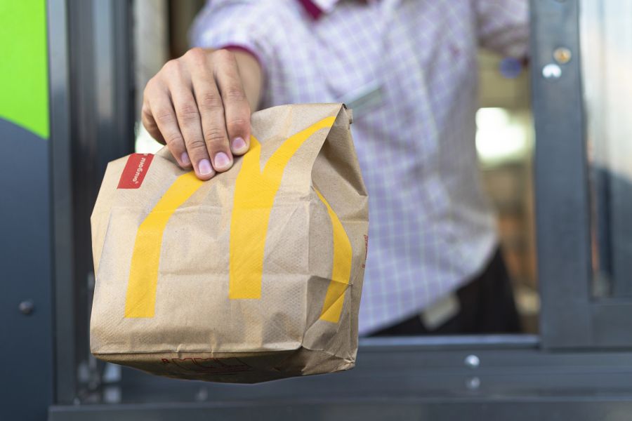 McDonalds Menü Sack Drive