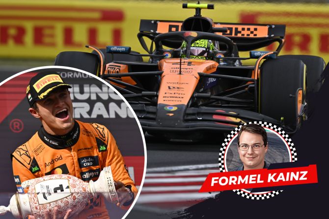 McLaren Land Norris Ungarn-GP
