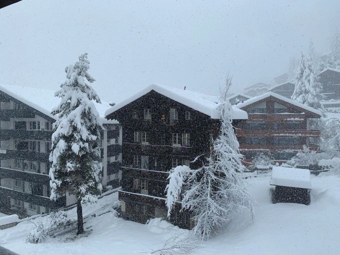 Zermatt ist komplett eingeschneit. Zermatt