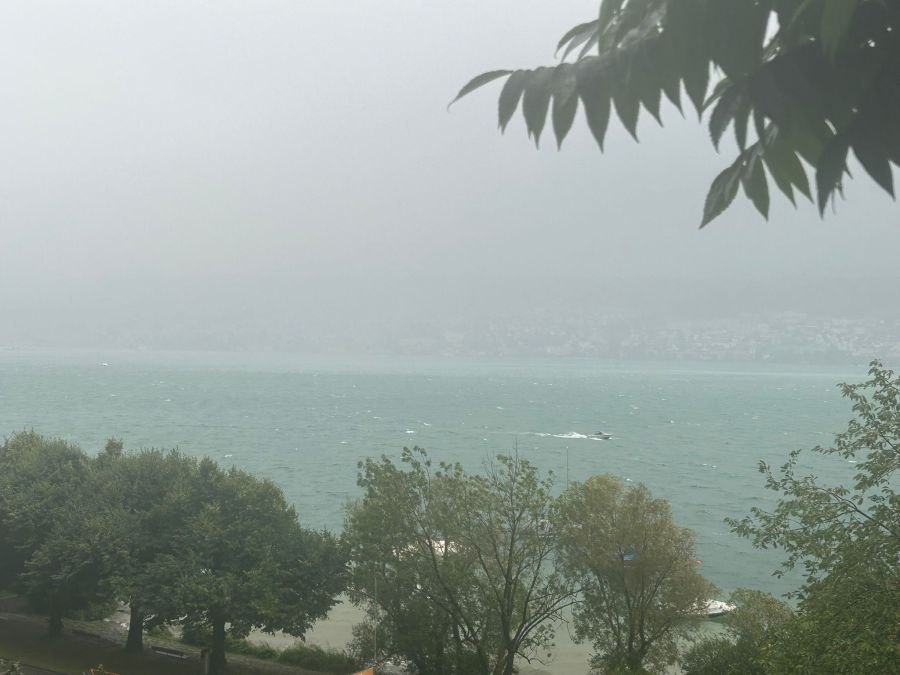 So hudelte es beispielsweise am Samstag am Zürichsee: nicht gerade sonniges Sommerwetter.