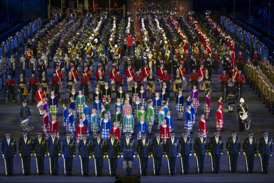 An dem achttägigen Festival wird Militärmusik gespielt.