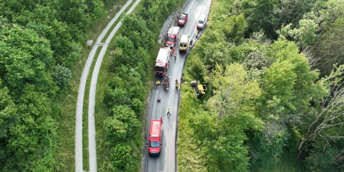 Unfall in Illanz