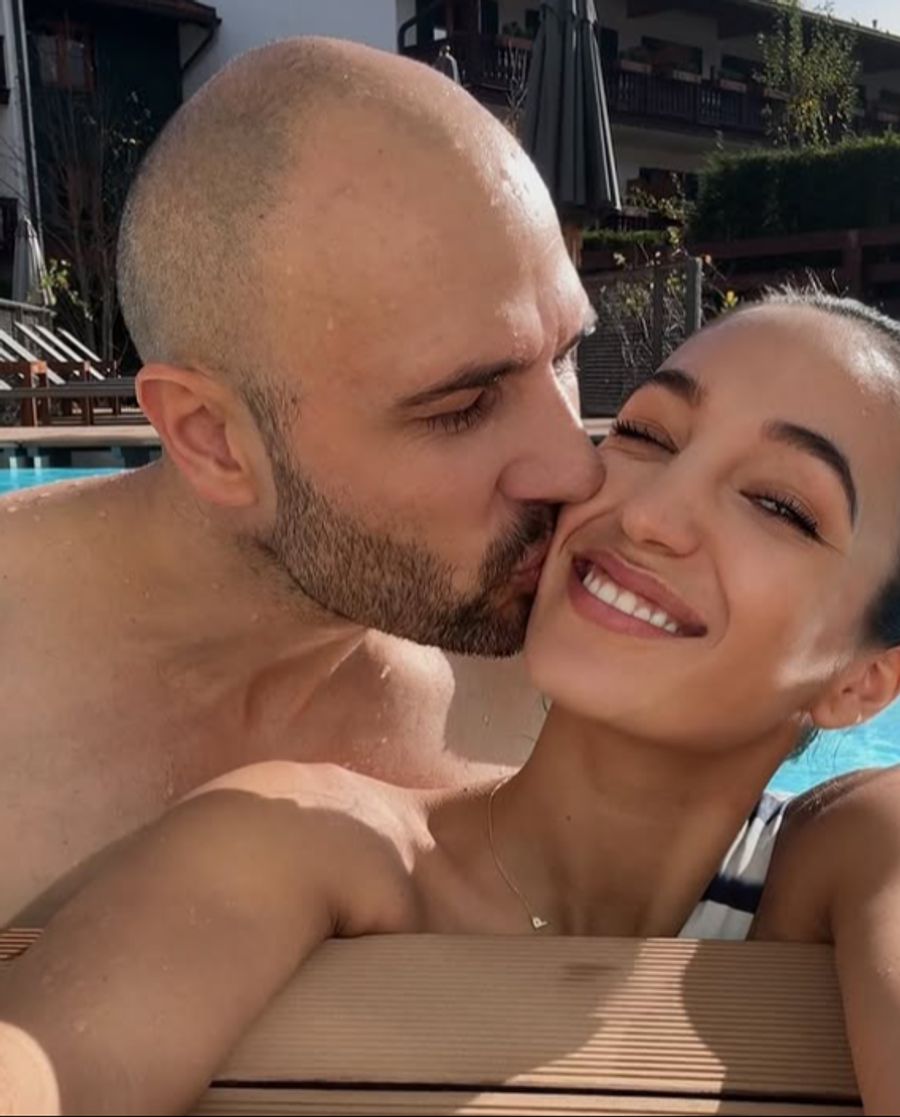 Sara Leutenegger und Lorenzo schmusen wie frisch Verliebte!