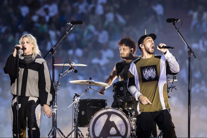 Für Linkin Park ist es der erste «Rock am Ring»-Auftritt mit ihrer neuen Frontfrau. (Archivbild) «Rock am Ring»