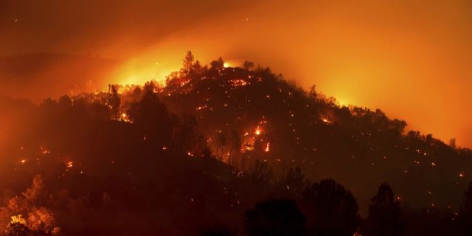 In Kalifornien toben mehrere Waldbrände. Kalifornien