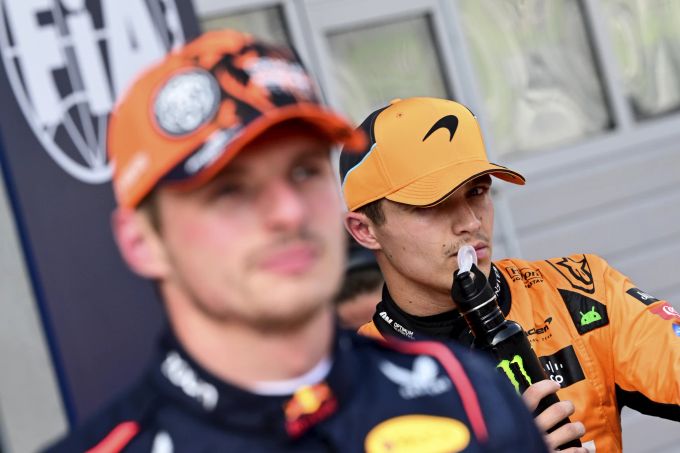 Lando Norris (r.) kritisiert Max Verstappen nach der Kollision in Spielberg. Formel 1