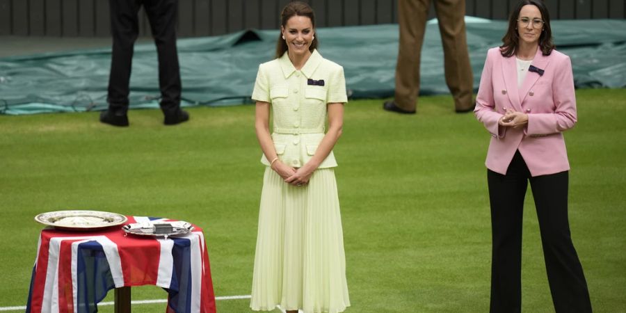 Prinzessin Kate beim Wimbledon-Turnier im vergangenen Jahr.