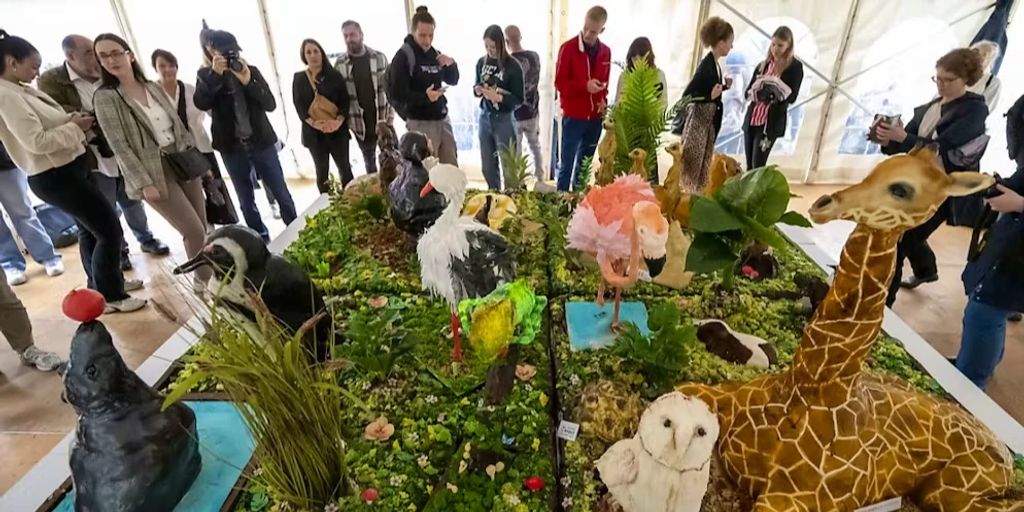 Zoo Basel feiert Jubiläum mit riesiger Torte