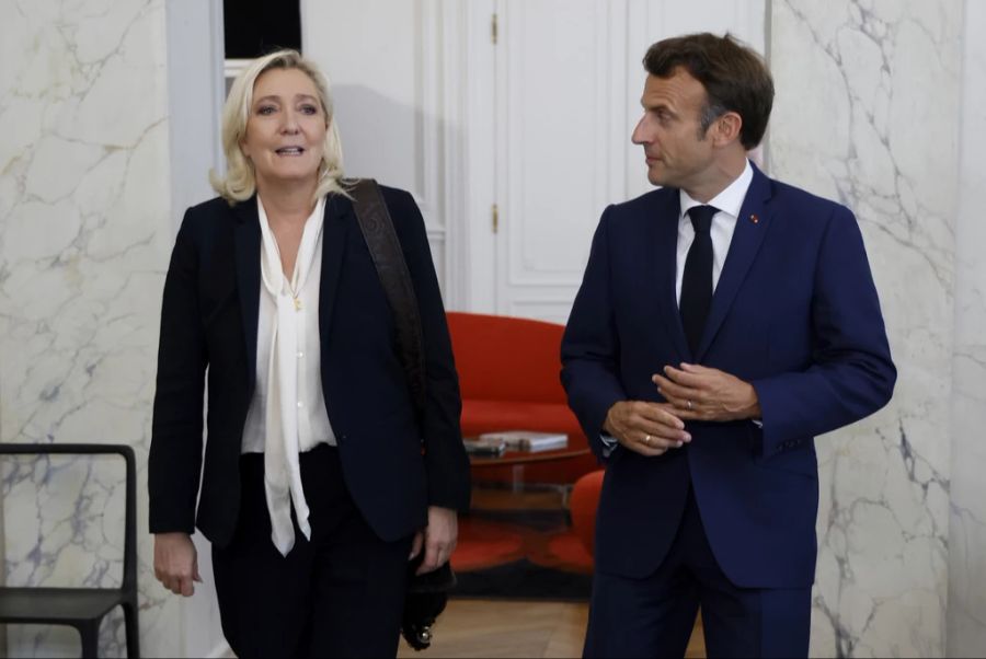 Macron und Le Pen