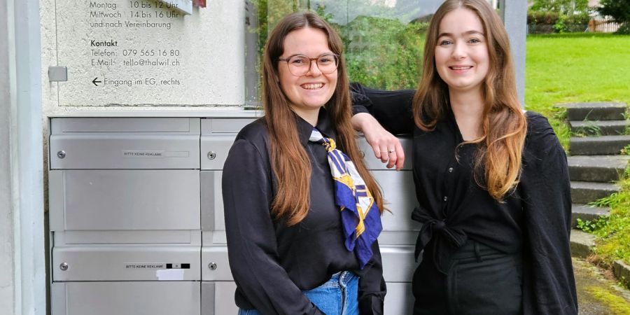 Sozialarbeiterinnen Selina Seiler (rechts) und Anikó Nagy