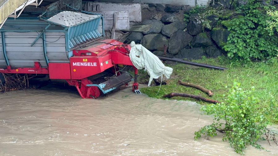 Im Kanton Thurgau kommt es zu Hochwasser.