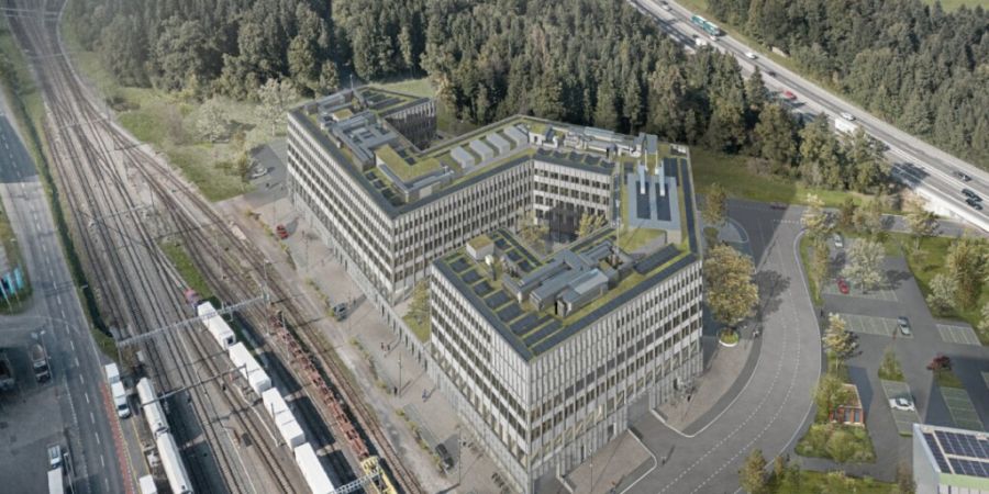 Das geplante Sicherheitszentrum befindet sich beim Bahnhof Rothenburg Station, unweit der Autobahn.