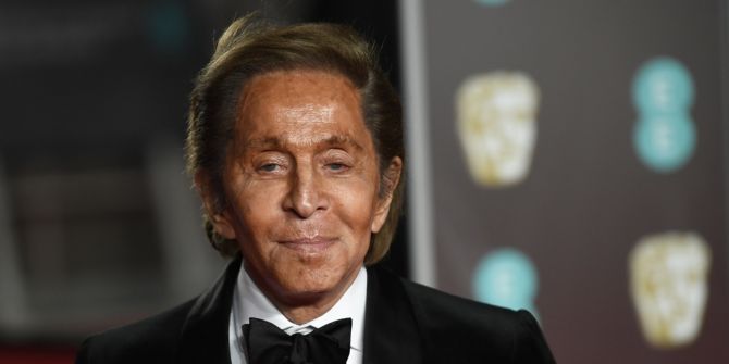 Modedesigner Valentino Garavani