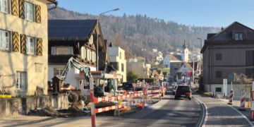 Ortsdurchfahrt in Balgach