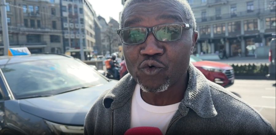 Taxifahrer Bruno (62) sagt: «Ich glaube kein Wort von Donald Trump.»