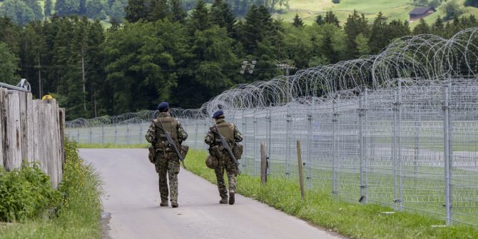 Soldaten Schweizer Armee