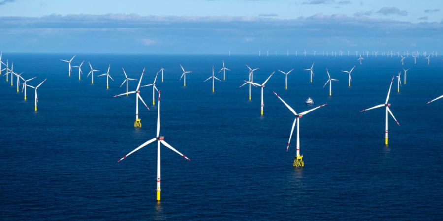 Beim städtischen Windpark Måkaknuten in Norwegen wird eine Batterie gebaut, die so viel Strom wie 450 Elektroautos speichern kann. (Symbolbild)