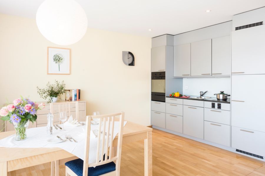 Der Tag der offenen Tür bietet jeweils auch einen Einblick in die modernen Wohnungen des betreuten Wohnens.