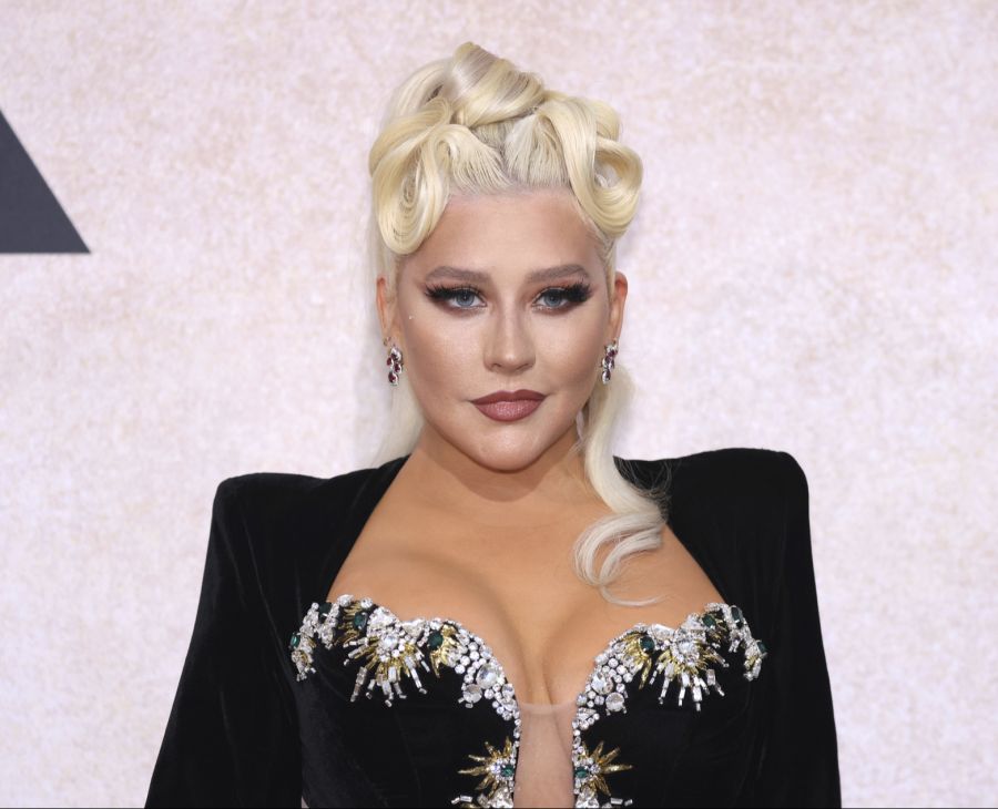 Sängerin Christina Aguilera im Jahr 2022 ...