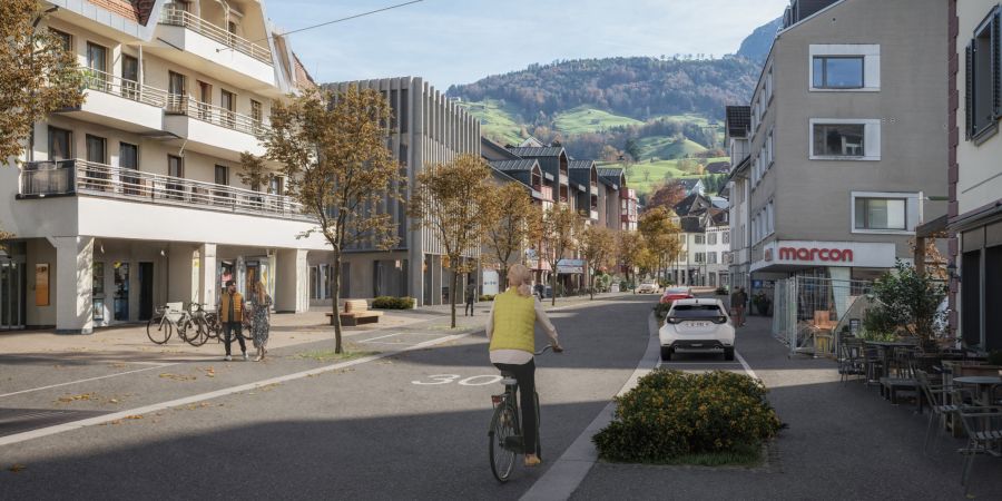 Küssnacht Bahnhofstrasse Umbau