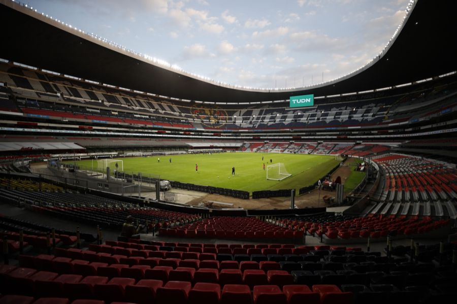 Aztekenstadion in Mexiko Stadt (Mexiko): 83'000 Plätze. Hier wird das Eröffnungsspiel stattfinden.