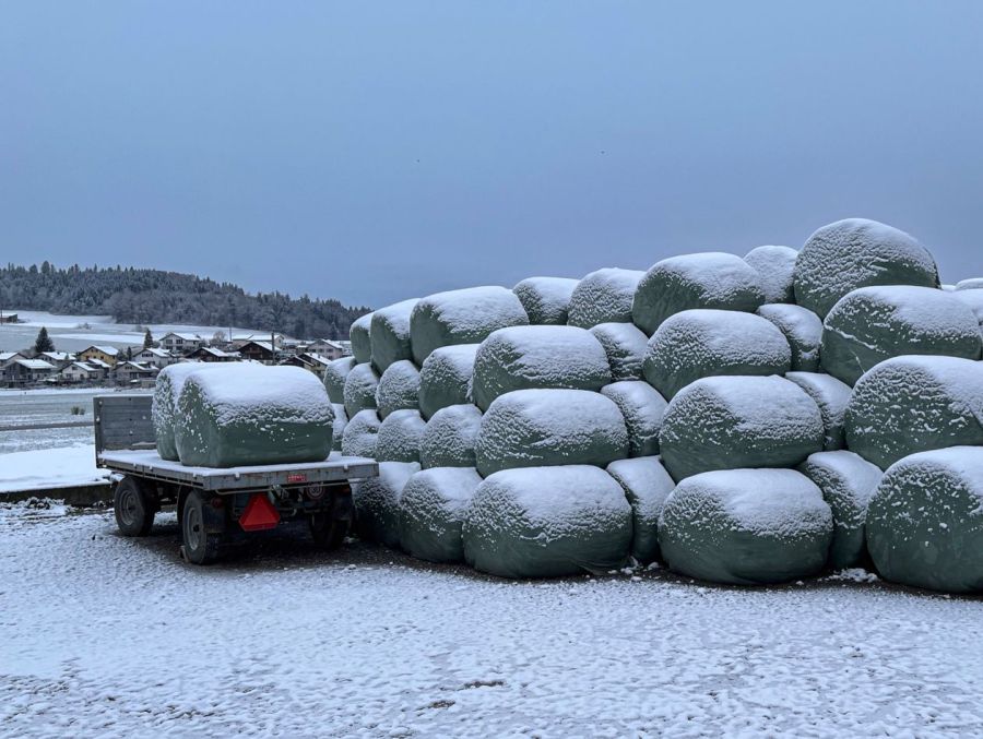 Gleiches Bild in Gasel, einem Dorf und Ortsteil in der Gemeinde Köniz.