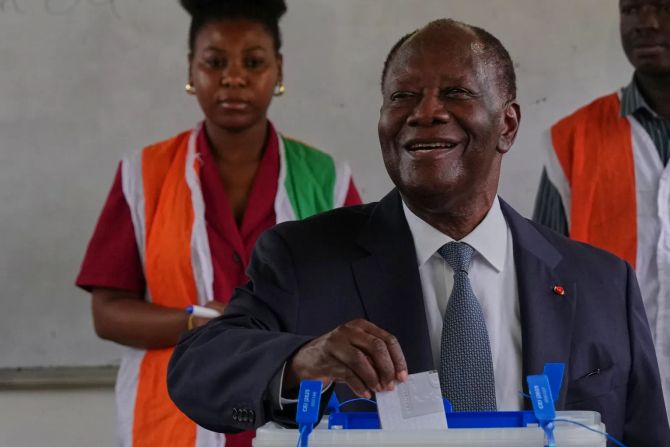 Präsident Alassane Ouattara