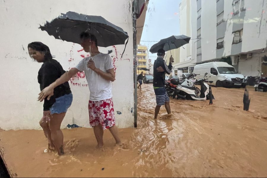 Die Ausläufer von Ex-Hurrikan Gabrielle haben Ibiza schwer getroffen.