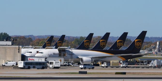 Frachtmaschinen Flugzeuge UPS