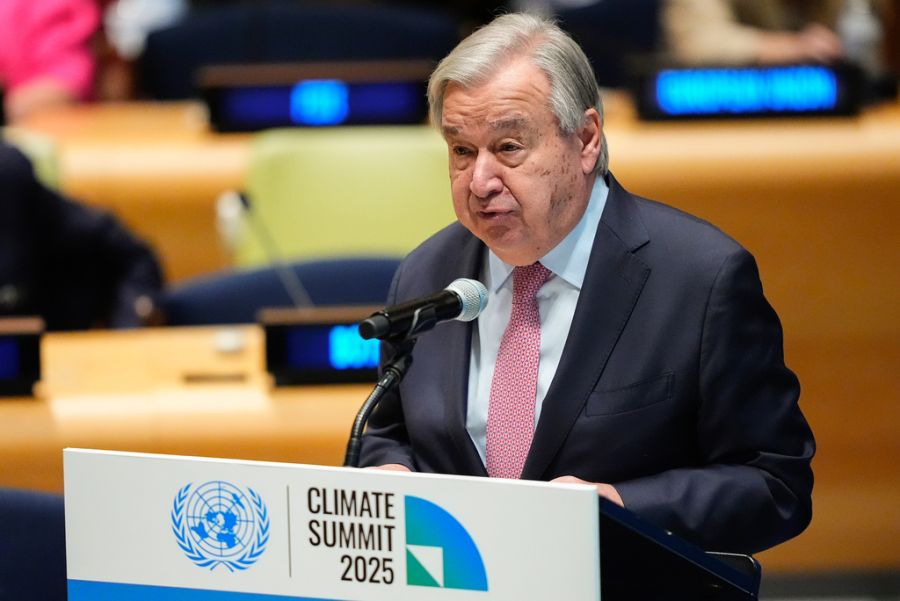 Auch UN-Generalsekretär António Guterres nimmt am Friedensgipfel teil.